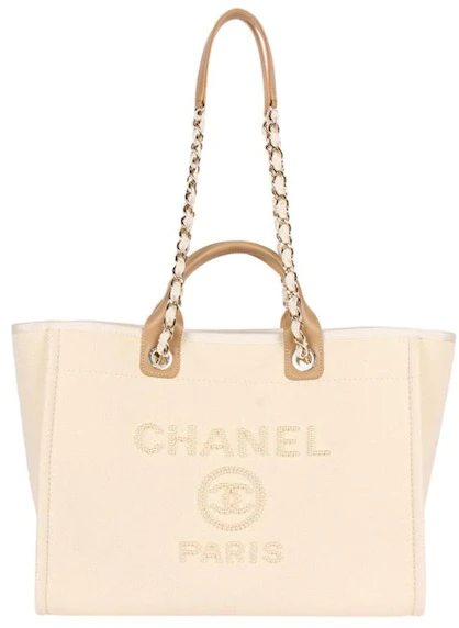 chanel-deauville-pearl-tote-beige