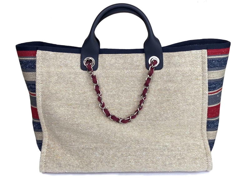 Order Chanel Deauville Tote Berjalur Beige