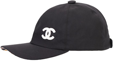CHANEL Double C Embroidered Black Baseball Cap - Unisex Couple Style AA9698-B15072-94305 CHANEL Double C Embroidered Black Baseball Cap - Unisex Couple Style AA9698-B15072-94305