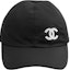 Order CHANEL Double C Embroidered Logo Black Cotton Baseball Cap Unisex Couple Style AA7477-B05192-94305