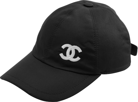 CHANEL Double C Embroidered Logo Black Cotton Baseball Cap Unisex Couple Style AA7477-B05192-94305 Lookbook CHANEL Double C Embroidered Logo Black Cotton Baseball Cap Unisex Couple Style AA7477-B05192-94305