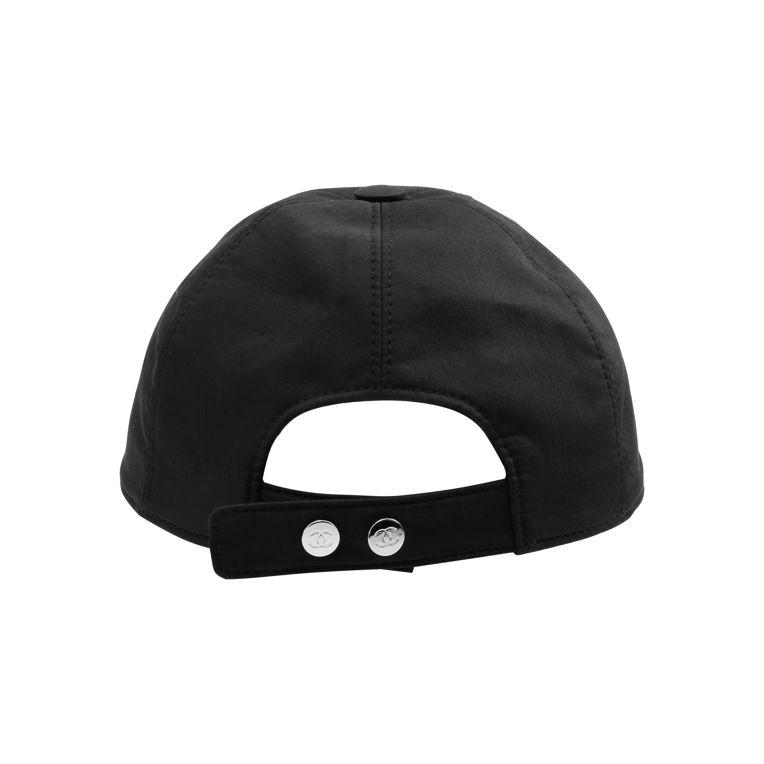 Purchase CHANEL Double C Embroidered Logo Black Cotton Baseball Cap Unisex Couple Style AA7477-B05192-94305