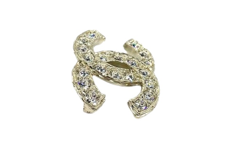 CHANEL Double C Gold Brooch Unisex Couple Design Accessory Elegant Style AB6507B06082ND083 圖 2