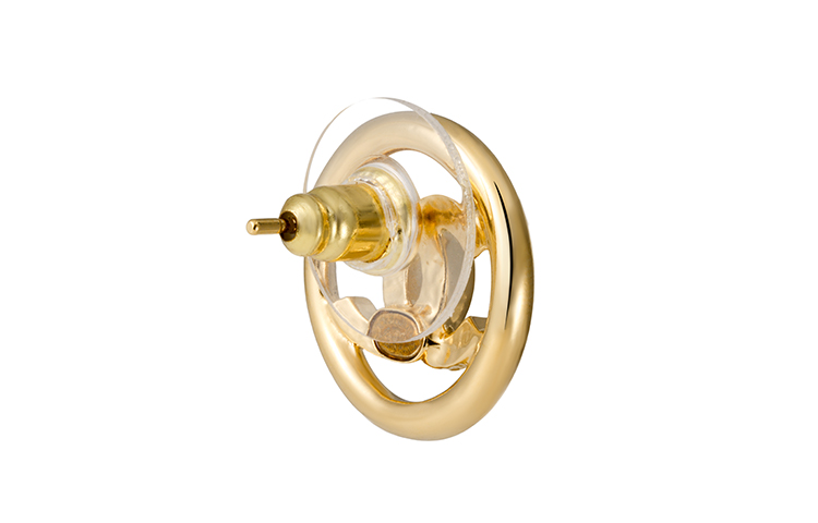 CHANEL Double C Hollow Gold Metal Earrings Unisex Couple Style Gold. ABB462-B13498-NQ007 圖 6