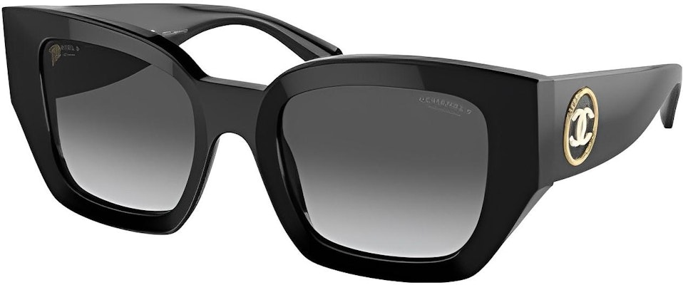 CHANEL 雙C標誌蝴蝶太陽眼鏡 男女通用 黑色 CH5506-C622S8 Buy CHANEL 雙C標誌蝴蝶太陽眼鏡 男女通用 黑色 CH5506-C622S8