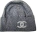 Buy CHANEL Double C Logo Gray Cashmere Beanie Unisex Couple Style. AA9335-B13720-NQ468
