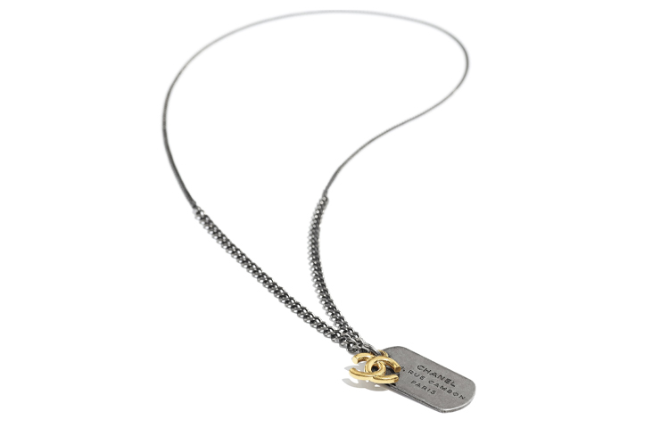 CHANEL Double C Logo Metallic Necklace Unisex. AB5940-B05073-NB448 圖 4