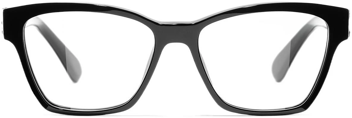 CHANEL Double C Logo Rectangular Optical Frame Unisex Eyewear. CH3420QBC888 Buy CHANEL Double C Logo Rectangular Optical Frame Unisex Eyewear. CH3420QBC888