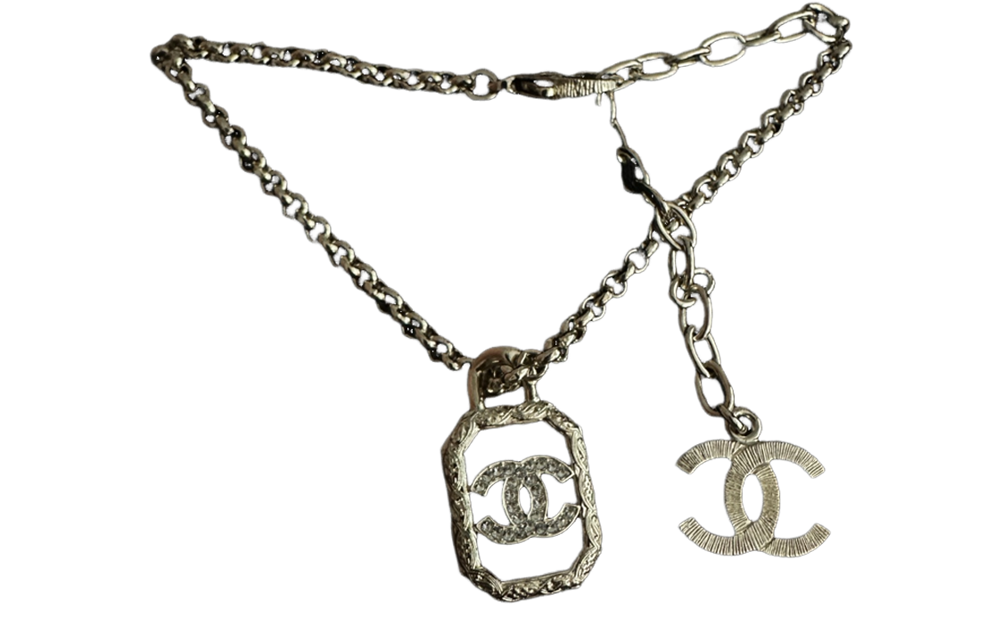 CHANEL Double C Pendant Necklace Unisex Couples Gold Classic Design. ABB866B14482NS279 圖 2