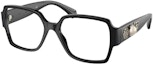 Order CHANEL 雙C方框光學眼鏡 黑色 男女通用 時尚鏡框 CH3438-C622