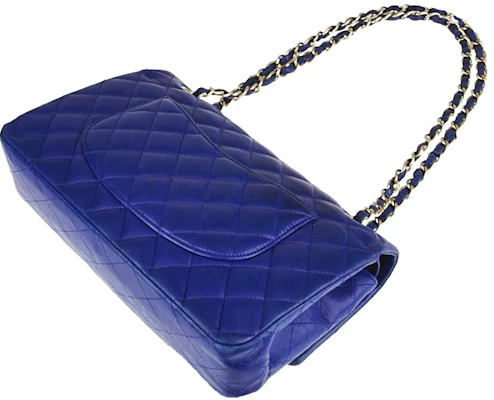 Chanel Doble Solapa Acolchado Diamante Azul Mediano Order Chanel Doble Solapa Acolchado Diamante Azul Mediano