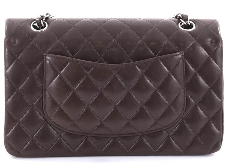 Chanel Double Flap Diamond Quilted Medium Dark Brown 圖 2