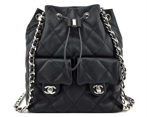 Beg Galas Kantung Serut Dua Poket Chanel Hitam (AS4342) Buy Beg Galas Kantung Serut Dua Poket Chanel Hitam (AS4342)