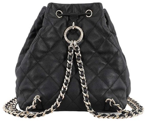 Beg Galas Kantung Serut Dua Poket Chanel Hitam (AS4342) Order Beg Galas Kantung Serut Dua Poket Chanel Hitam (AS4342)