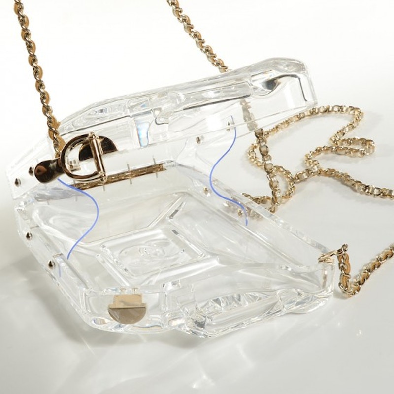 Chanel Dubai By Night Gas Tank Clutch Clear 圖 3