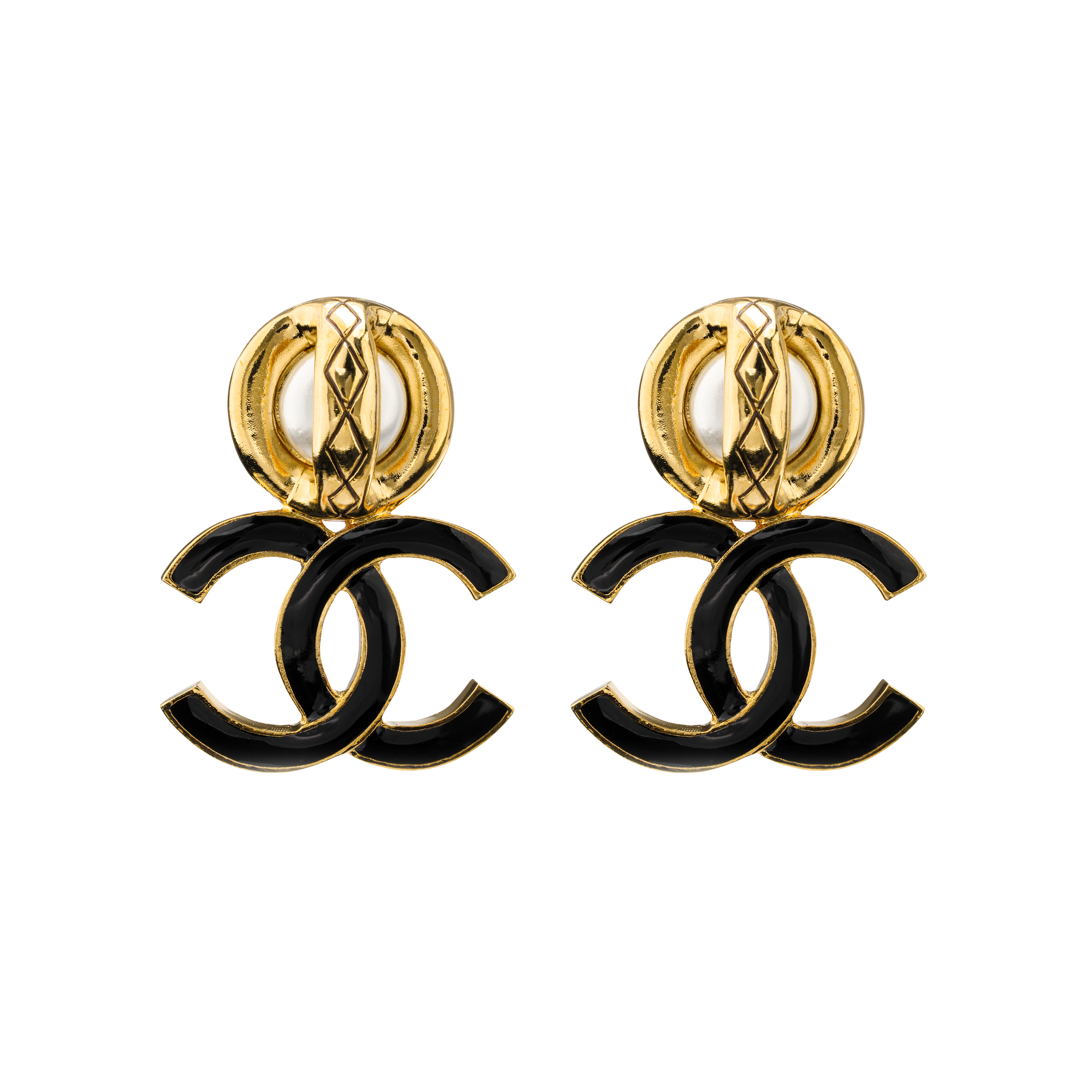 CHANEL Earrings Black/Gold. AB8369-B08186-NI521 圖 3