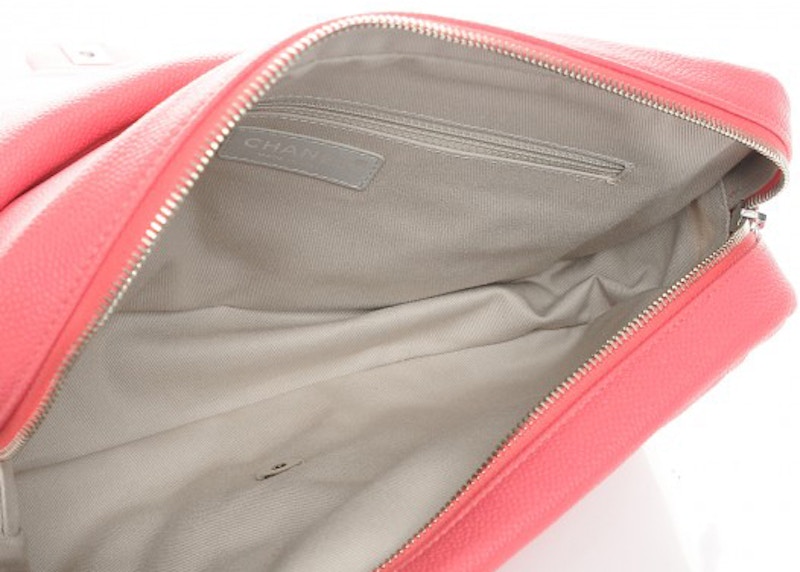 Chanel Easy Flap Quilted Diamond Jumbo Coral Pink 圖 3