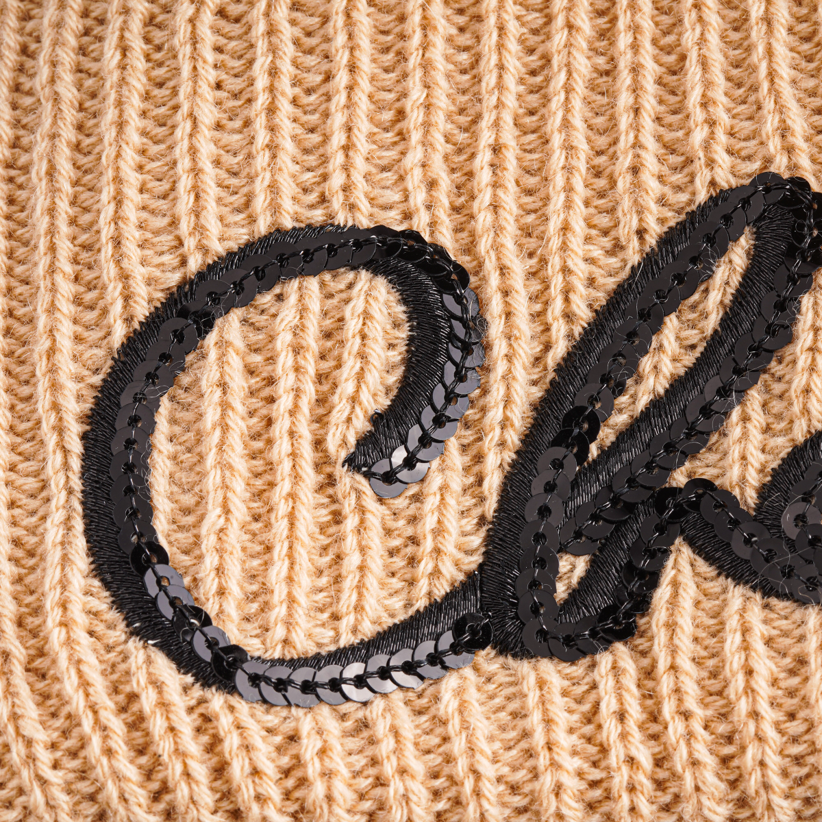 Shop CHANEL Beanie Rajutan Kasmir Kuning Bordir Fashion Unisex AA8313B08454NI837