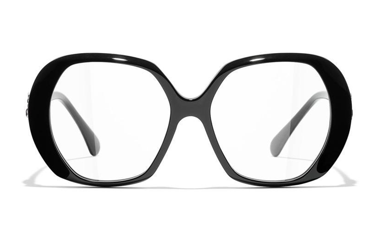 CHANEL Eye Logo Round Frame Glasses Acetate Optical Unisex Couple Style. CH3418QBC501 圖 2