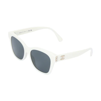 CHANEL Fashion Resin Square Sunglasses with Pearl Detail Unisex Style CH5482H-C1255