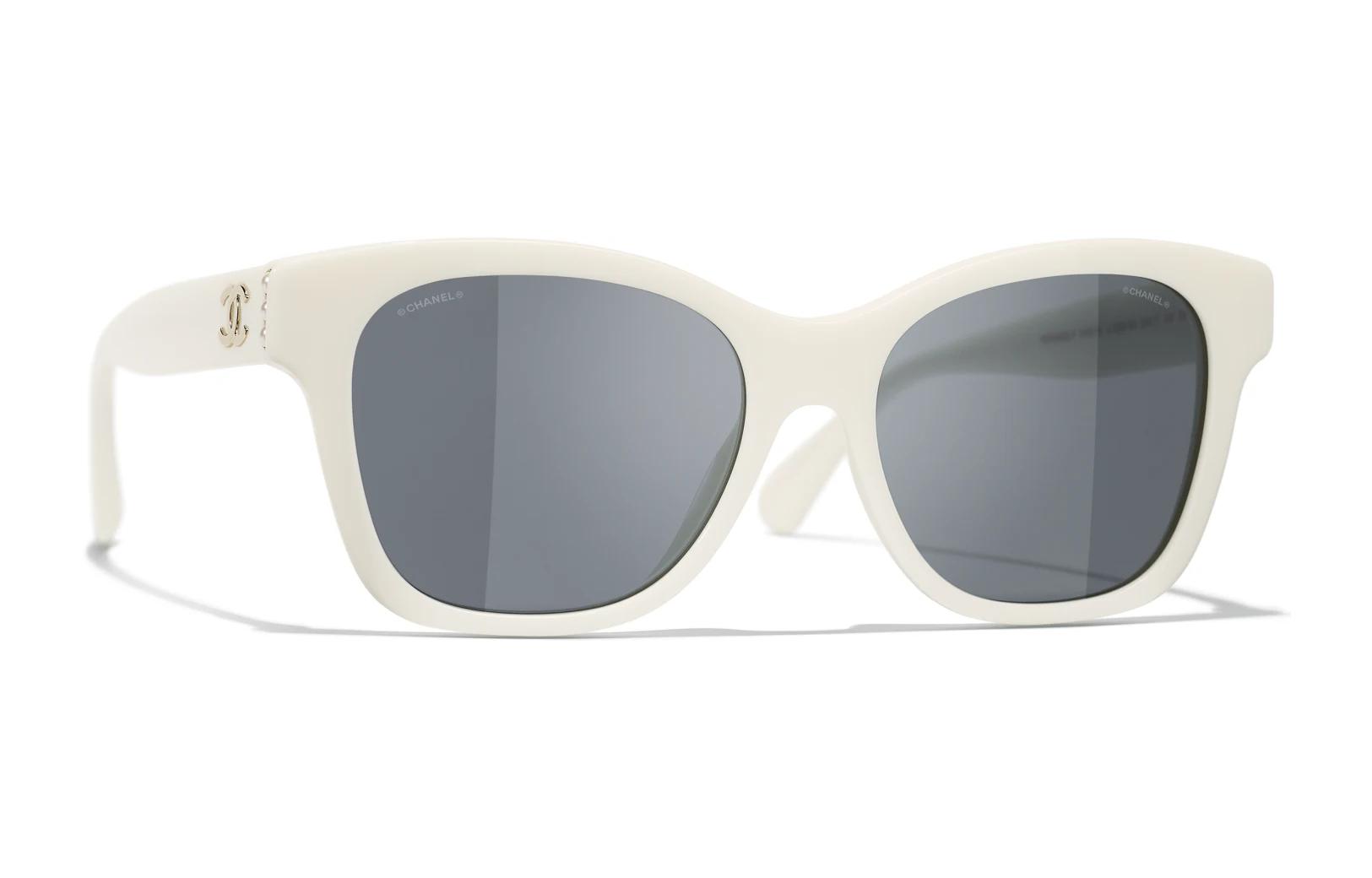 Shop CHANEL Fashion Resin Square Sunglasses with Pearl Detail Unisex Style CH5482H-C1255