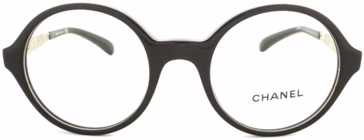 CHANEL Fashion Round Optical Glasses Unisex Couple Design CH3411-C622 CHANEL Fashion Round Optical Glasses Unisex Couple Design CH3411-C622