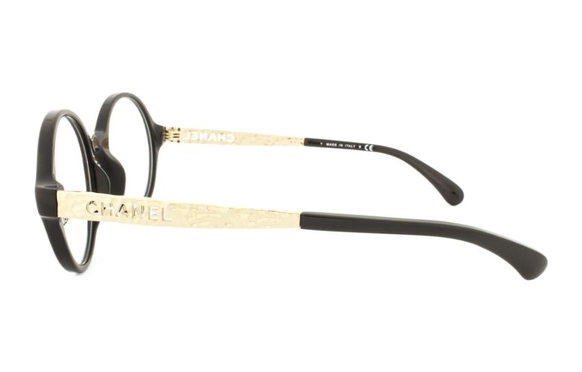 Shop 香奈儿时尚圆形光学眼镜 男女同款情侣设计 CH3411-C622