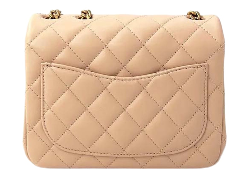 Order Chanel Tas Selempang Camellia Rantai 17cm Beige (AS4040-B10716-NN269)