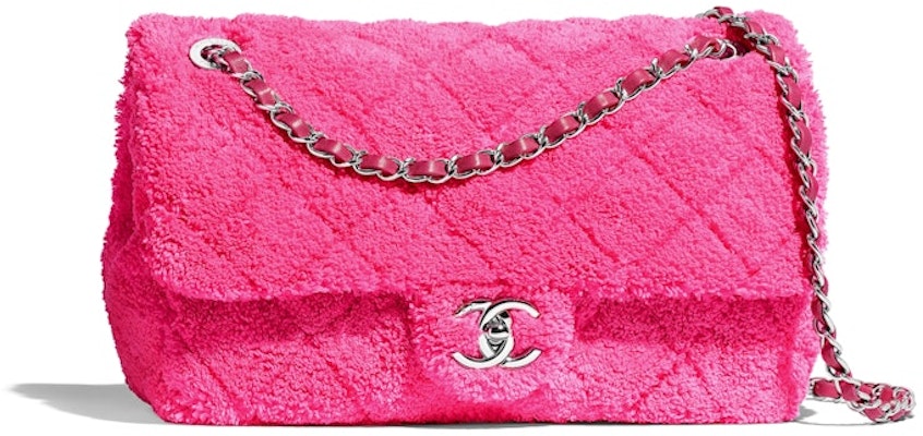Chanel Flap Stitched Mixed Fibers Pink Buy Chanel Flap Stitched Mixed Fibers Pink
