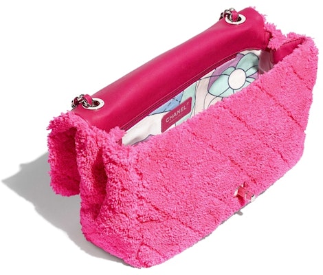 Chanel Flap Stitched Mixed Fibers Pink Lookbook Chanel Flap Stitched Mixed Fibers Pink