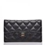 Buy Chanel Flap Wallet Diamond Quilted Large Black