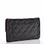 Order Chanel Flap Wallet Diamond Quilted Large Black