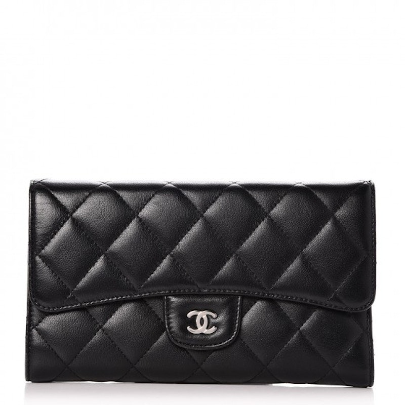 chanel-flap-wallet-quilted-diamond-large-black