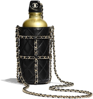Chanel Flask Bag Quilted Lambskin Black Order Chanel Flask Bag Quilted Lambskin Black