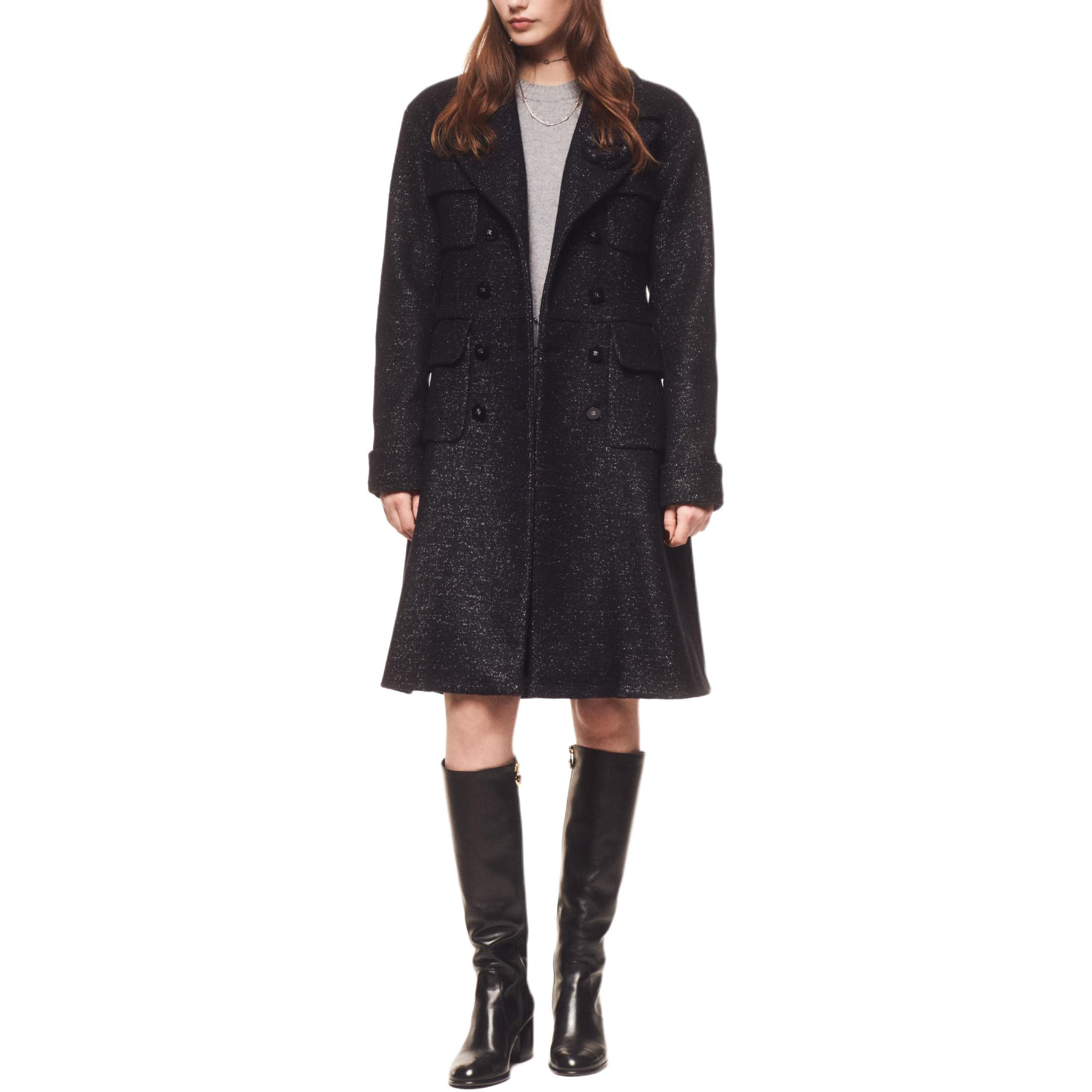 Lookbook 香奈儿FW24秋冬标志针织圆领长袖毛衣卡其色 P77871-K11243-NZM25