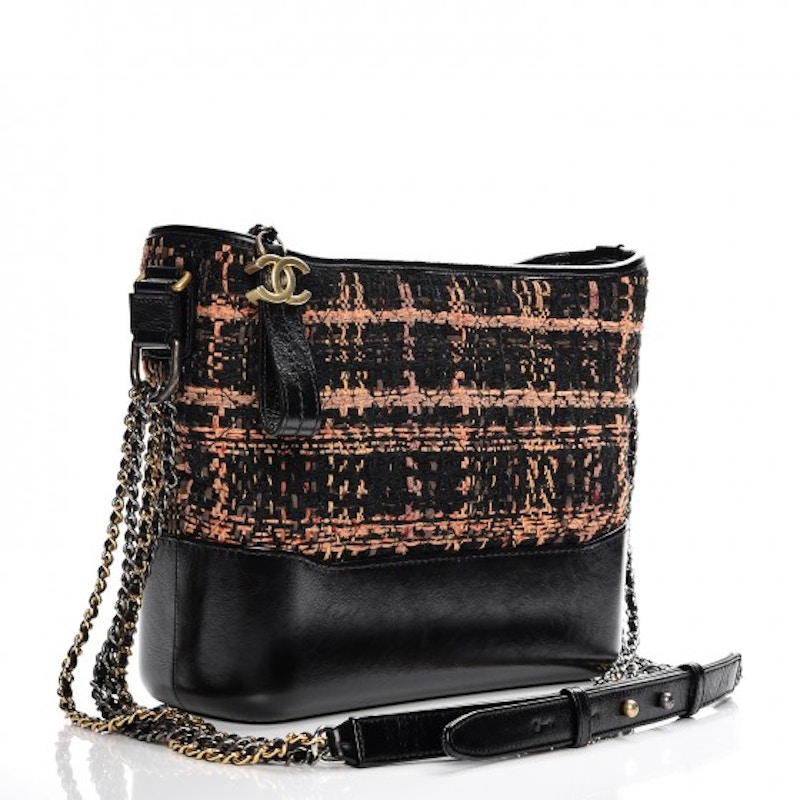 Order Bolso Chanel Gabrielle Hobo Mediano Negro/Naranja