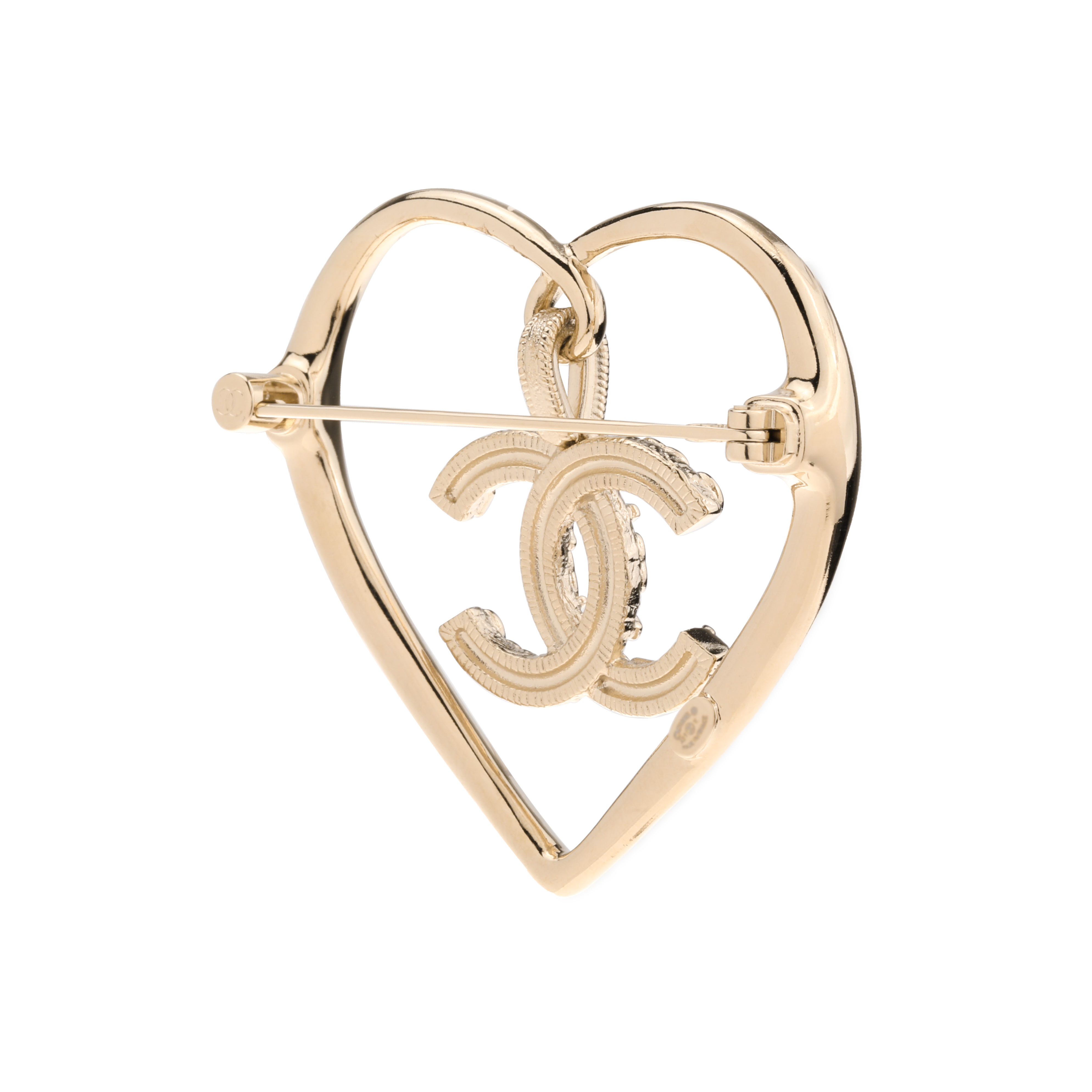 CHANEL Gold & Crystal Elegant Metal Brooch Unisex Couple Style - Gold. AB6004-B05288-NB905 圖 4