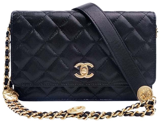 Chanel Gold Coin Chain Black Wallet On Chain Black (AP2840-B08447-94305) Buy Chanel Gold Coin Chain Black Wallet On Chain Black (AP2840-B08447-94305)