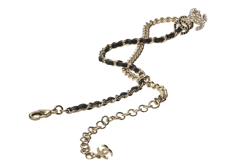 Chanel Gold Necklace AB9278 Gold/Black 圖 2