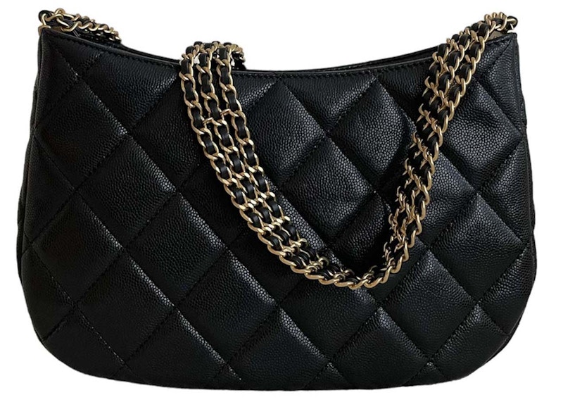 Chanel Grained Calfskin 24C Hobo Bag Black (AS4612) 圖 2
