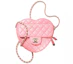 Buy Chanel Tas Heart 22S Merah Muda Koral Kulit Domba