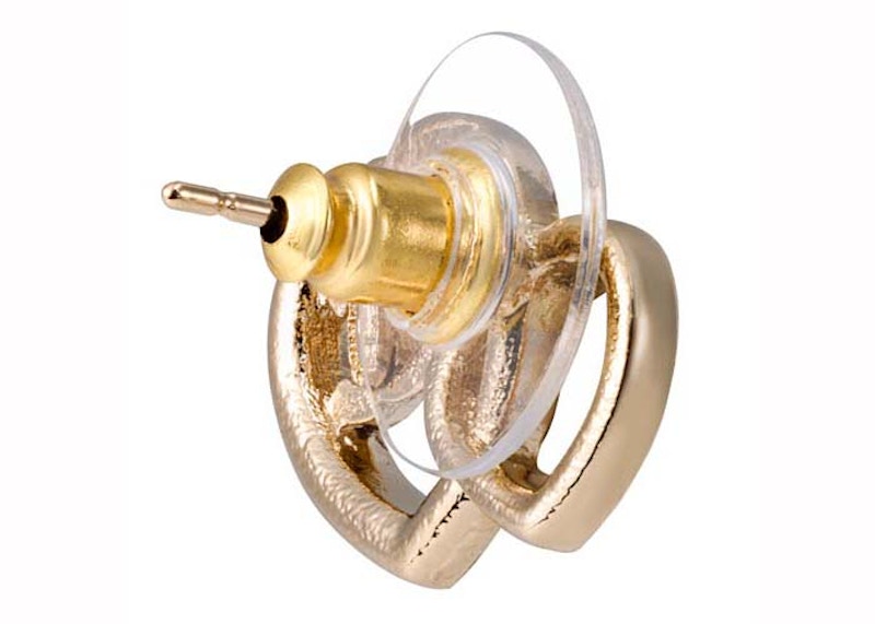 Chanel Heart Shape CC Earrings Gold (ABB666) 圖 3