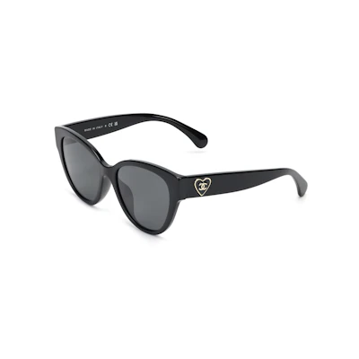 CHANEL Heart Shaped Sunglasses Unisex Fashion Butterfly Frame Design CH5477A C501S4