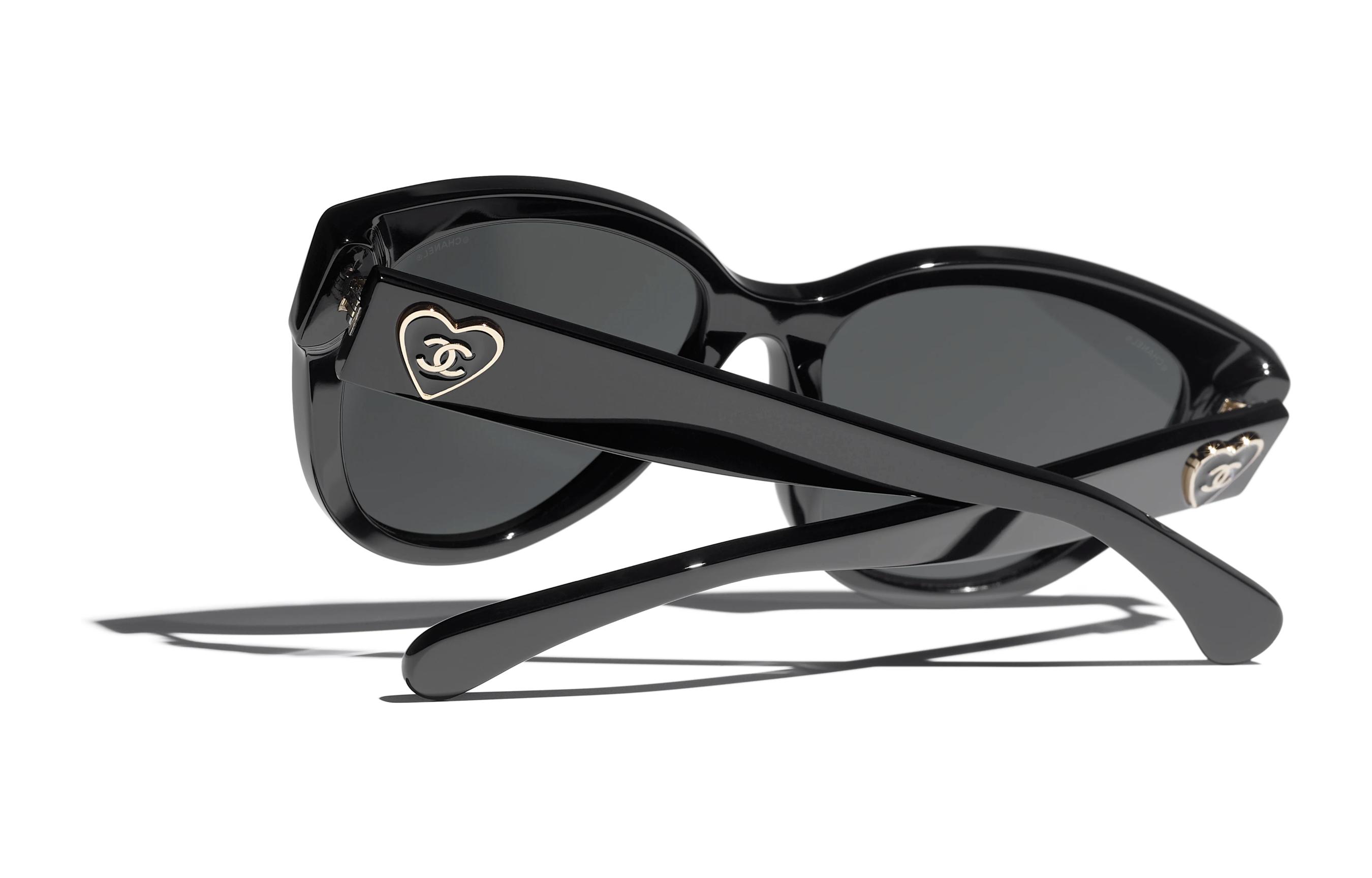 CHANEL Heart Shaped Sunglasses Unisex Fashion Butterfly Frame Design CH5477A C501S4 圖 5