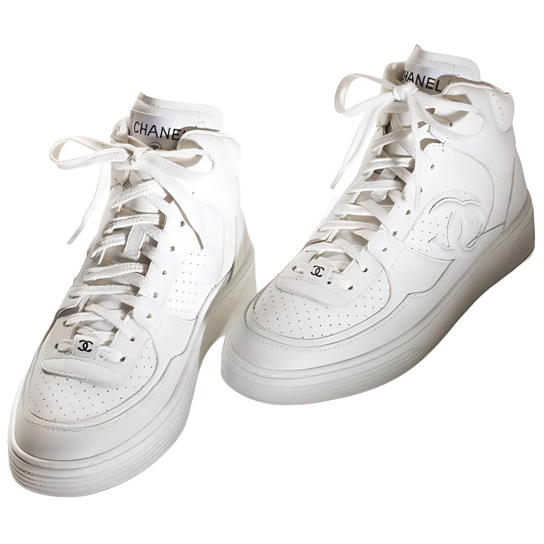 Chanel High-Top Sneaker 'White CMFT Fashion' 圖 3