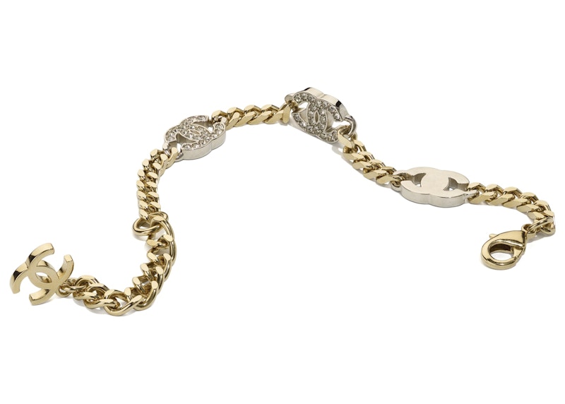 Order 香奈儿双C水晶镀金/镀银手链