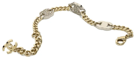 Order Gelang Chanel Interlocking Emas/Perak/Kristal