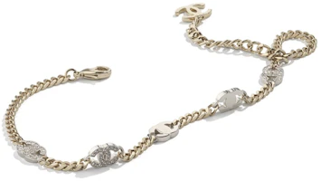 Order Collar Chanel Interlocking Oro/Plata/Cristal