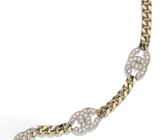 Lookbook Collar Chanel Interlocking Oro/Plata/Cristal