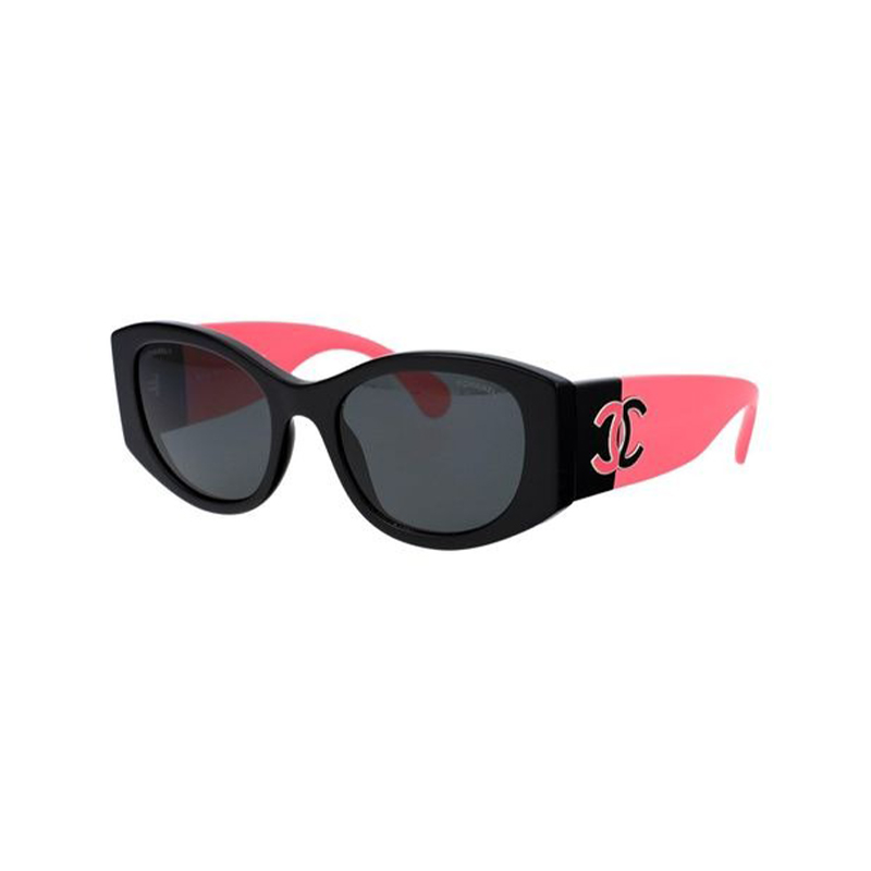 CHANEL Irregular Sunglasses Pink with Logo - Unisex Couple Style C535/S4A71618X08101S3514